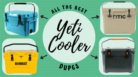 yeti dupe cooler bag|cheapest yeti style cooler.